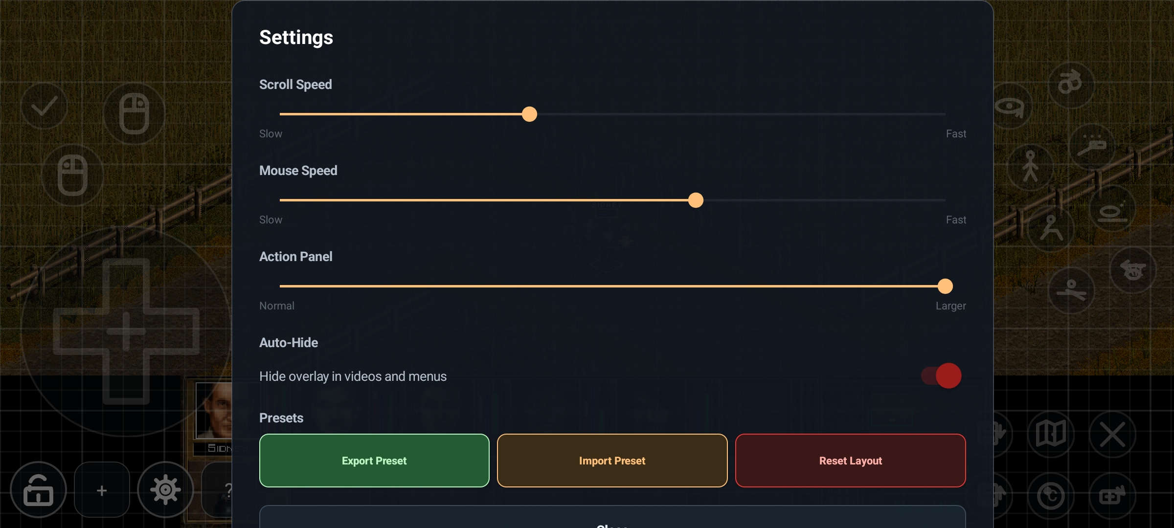Extended Gameplay Settings